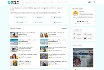 Silo Blogger Template