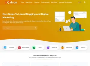 Citron — SEO-Friendly Blogger Template with Schema Integration